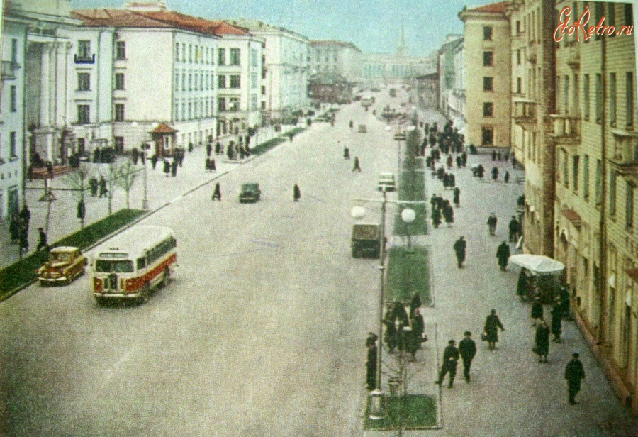 Петрозаводск - старая открытка от 1959г.