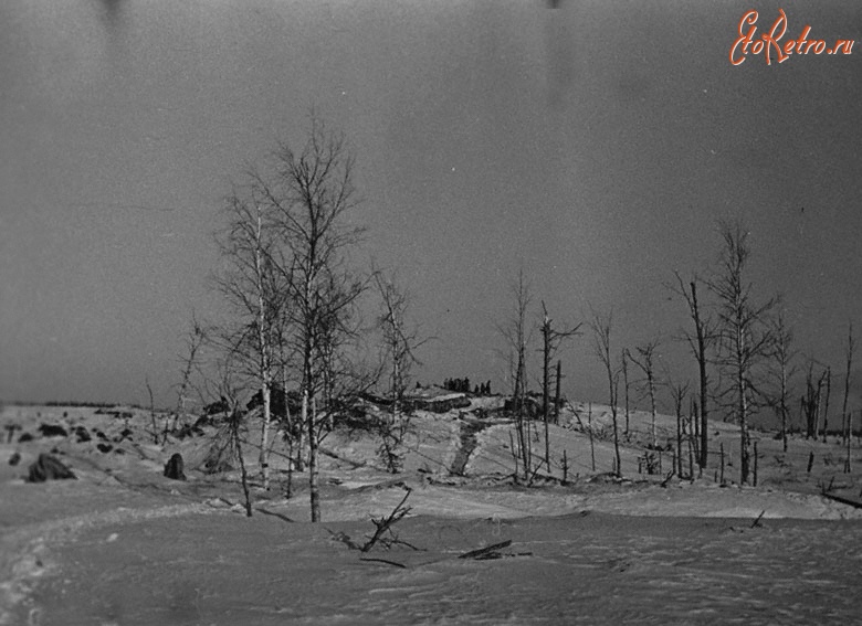 Ленинградская область - Вид взятого частями Красной Армии укрепленного района Хоттинен