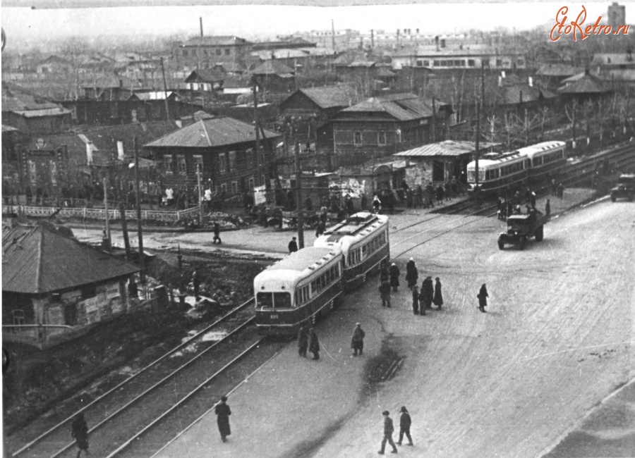 Кемерово - Кемерово. Перекресток улицы Советской (сейчас пр.Советский) и улицы Кирова.