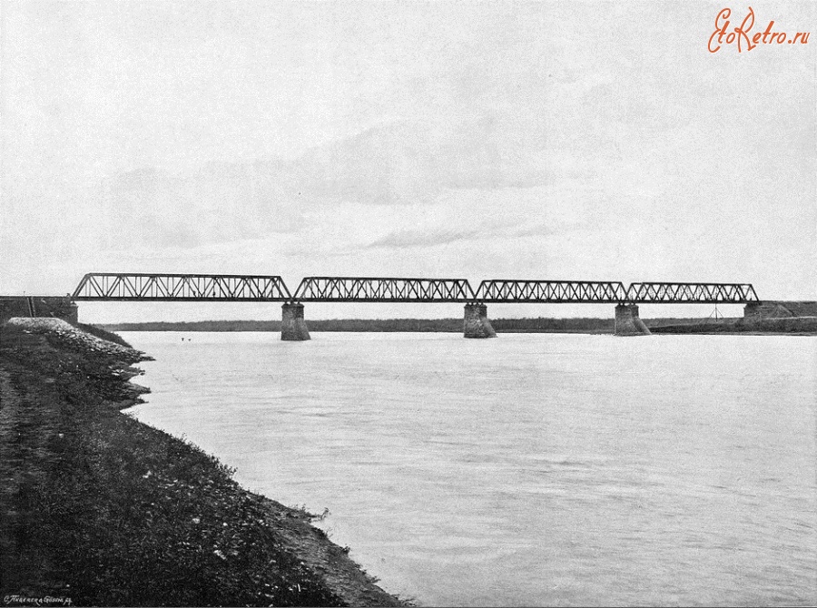 Мариинск - Железный мост через реку Кию