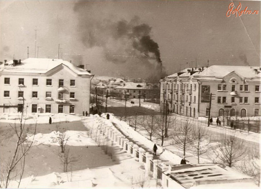 Гурьевск - Вид на детскую консультацию 1960-е годы.