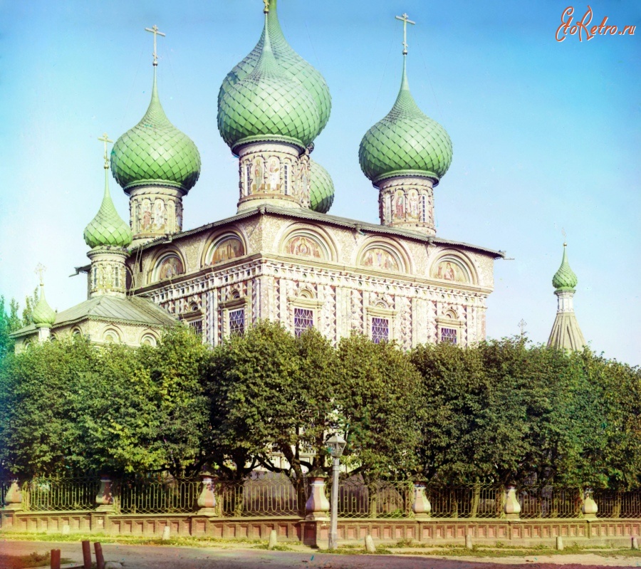Кострома - Церковь Воскресенья на дебре С.М.Прокудин-Горский 1910