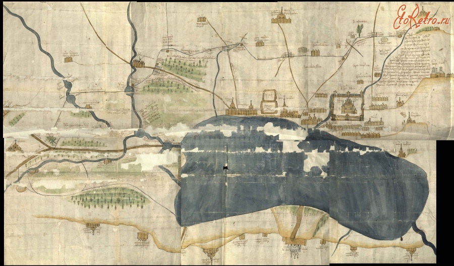 Галич - План города Галич, 1644 года