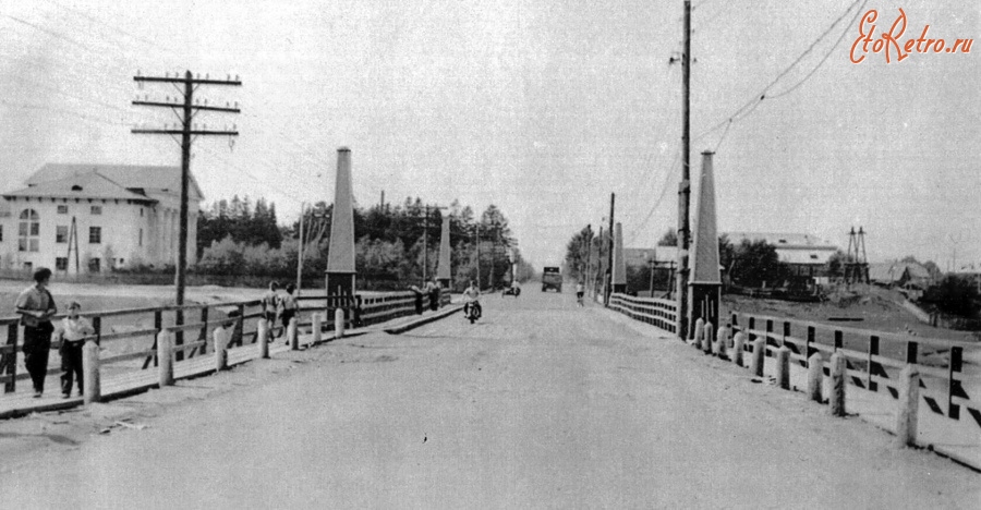 Лесосибирск - Посёлок Маклаково. Мост через реку Маклаковку.