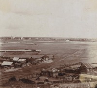 Шадринск - Начало XX века. Вид на г. Шадринск с Исетью