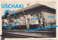 Тосно - Железнодорожный вокзал станции Ушаки во время немецкой оккупации в 1941-1944 гг в Великой Отечественной войне