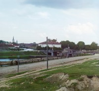 Шлиссельбург - Мост через Екатерининское устье в Шлиссельбурге. 1909 год