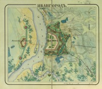  - План Ивангорода, 1830 год