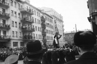 Мурманск - Мурманск 50-х гг. / 1958 г., Первомайская демонстрация / Паланкин