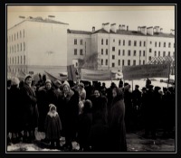 Североморск - Певомайская демонстрация в Североморске 1961 г.