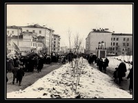 Североморск - Первомайская демонстрация в Североморске 1961 г.