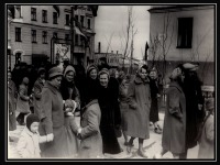 Североморск - На ул.Сафонова после встречи Фиделя Кастро и Н.С.Хрущёва в Североморске в апреле 1963 г.