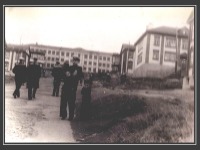 Полярный - Вид школы №1 в сентябре 1957 г.