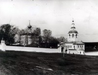 Соликамск - Надвратная церковь Михаила Малеина мужского манастыря, Соликамск. Фото 19 века