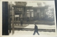 Невель - Железнодорожный вокзал станции Опухлики во время немецкой оккупации 1941-1944 гг в Великой Отечественной войне