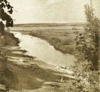 Пушкинские Горы - река Сороть у Тригорского