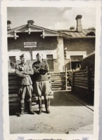 Бежаницы - Железнодорожный вокзал станции Плотовец во время немецкой оккупации в Великой Отечественной войне