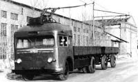 Энгельс - Грузовой троллейбус ТБУ-3 с прицепом