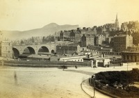 Разное - Старый город и Северный мост,Эдинбург,Шотландия.