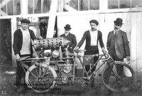 Разное - Французские гоночные мотоциклы начала ХХ века.