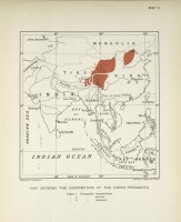 Разное - Карта распространения ушастого фазана, 1918-1922