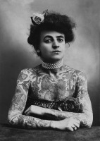 Разное - Старинные портреты татуированных женщин