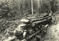Разное - Лежневые дороги на лесозаготовках