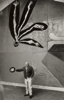 Разное - Пабло Пикассо открывает фреску в Валлорисе, Франция