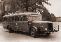 Ретро автомобили - Автобус продемонстрированный на Восточно - Прусской выставке в 1936 году.