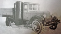 Ретро автомобили - Газогенераторный автомобиль на Колымской трассе. 1938