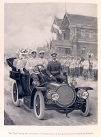 Ретро автомобили - Император России Николай II на Делоне Бельвилле