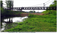 Луганск - Пешеходный мост через речку Луганку в Камброде