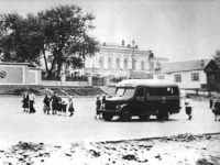 Кушва - Один из первых автобусов в Кушве. Советское время