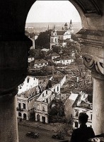  - Панорама Замковой Горы с  колокольни Спасо-Преображенского кафедрального собора.