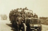 Житомир - 1-й полк піхоти  Легіонів Польських по дорозі на Житомир.
