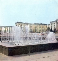 Житомир - Фонтан на площади Ленина.