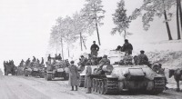 Житомир - Советские бронетанковые войска во время наступления в январе 1944 года Zitomir-Бердичев.