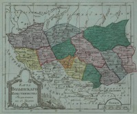 Житомир - Карта Волынского наместничества