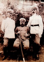 Житомир - Помічник Житомирського поліцмейстера  О.М.Семикін з поліцейськими чинами.