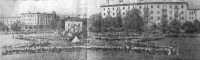 Житомир - Учасники заключного етапу-  обласного фестивалю створили на площі Леніна живу зірку.
