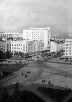  - Площадь и улица Ленина.Строительство гостиницы.