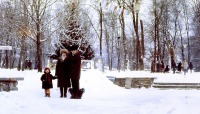 Житомир - Новогодняя елка в Пионерском парке