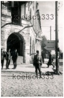 Рославль - Немецкие солдаты на улице Рославля.