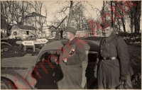 Рославль - Немецкие солдаты на улице Рославля.