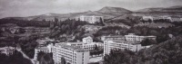 Кисловодск - Вид на санатории с Серых камней, 1970-е годы
