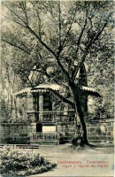 Кисловодск - Стеклянная струя у пруда в парке, сюжет