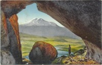 Кисловодск - Пещера Синих гор и гора Эльбрус, в цвете