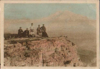 Кисловодск - Видение Эльбруса с вершины Бермамыта, в цвете