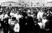 Тамбов - Митинг трудящихся Тамбова в связи с нападением фашистской Германии на Советский Союз