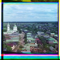 Ржев - Князь-Федоровская сторона с церковью Покрова Пресвятой Богородицы.